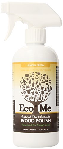 Eco-Me Wood Cleaner and Polish, Lemon Fresh Scent, 16 Ounce by Eco-Me