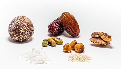 Medjool Dates Fruits and Nuts Delicacy Truffles [4 pcs, 4oz (113g)]