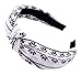 STHUAHE 3pcs Handmade Cloth Art Cross Knot Broadside Comfortable Hair Hoop Hairband Headband Headwear Hair Accessories by Womens (3 Color)