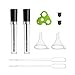 ELAIA DIY KIT - Empty Mascara Tubes With Wand Applicators and funnels for Castor Oil - Ideal Kit for DIY Cosmetics - 8 mL - Includes 2 tubes, 2 rubber inserts and 2 funnels