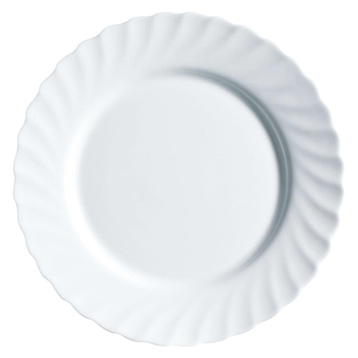 Luminarc AR1204 White Trianon Dinner Plate 24.5cm 9.5in