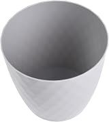 B2C Flowerpot Round Plastic Plant Pot Grey 12 cm 4 Colors 5 Sizes view 9
