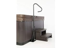 NZDWZDN Spa/Hot Tub Safety Sur-Grip Handrail (NO Tools Required- ASSEMBLES in 5 Minutes) Slides Under The Hot Tub