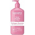 Hempz Sweet Jasmine & Rose Moisturizing Body Lotion - 17 Fl Oz | Beauty Actives Collagen Booster & Hemp Seed Oil for Dry Skin