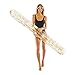 PoolCandy GOLD Glitter Super Noodle -Jumbo Inflatable Outdoor Toy-Supersized 6 Feet Tall For All Ages-Great for the Pool Beach or Lake-Sparkles and Shines in the Sun ORIGINAL GLITTER INFLATABLE FLOATY