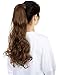 Wavy Curly Ponytail Extension Wrap Around Long Straight Pony Tail Hair Synthetic Hairpiecethumb 2