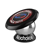 Nochoice® Crazy Mount Magnetic Car Phone Holder for iPhone se 6s Plus 6s 5s 5c Samsung Galaxy S7 Edge S6 S5 Note 5 4 ( 42mm Black)