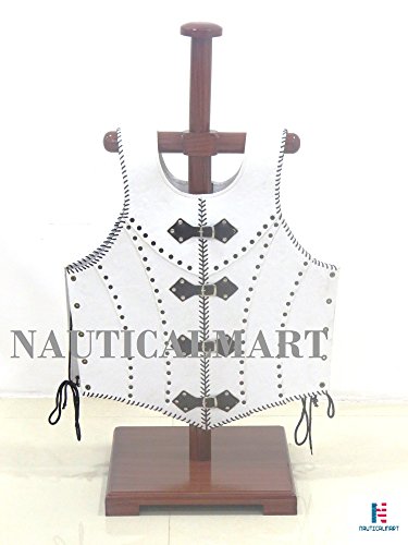 Veterans Leather Body Armour White By NauticalMart