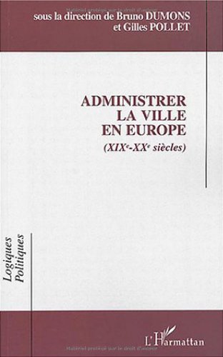 Administrer la ville en Europe