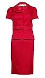 Tahari By ASL Flamingo Women's Petite Skirt Suit Set @241