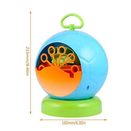 LESHP Portable Automatic Bubble Machine Bubble Blowing Soap Bubbles Over 500 Bubbles Per Minute Bubbles for Outdoor or Indoor Party Bubbles Maker Toy Gift Kids Showin - Kid's Fun