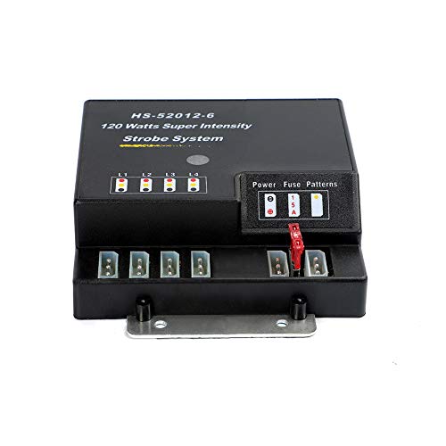 Hide A Way 80 Watt 4 HID Bulbs Emergency Hazard Warning Hide-a-way Headlight Strobe Light Kit System for Vehicle Truck (4 HID Bulbs)