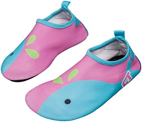 norocos Boys Lightweight Water Shoes Soft Barefoot Shoes Quick-Dry Aqua Socks Girls Beach Swimming Surf Pool Exercise