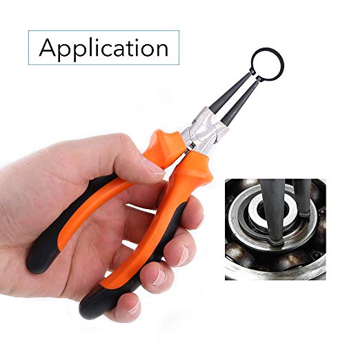 image for Fstop Labs 4 Pack Set 7 Inches Snap Ring Pliers Set Heavy Duty Interna