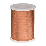 Magnet Wire, Enameled Copper Wire, 33 AWG, 1.0 Lbs, 6352' Length, 0.0077