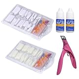 Nails Tools,TOOPOOT 5PC Nail Art Tools ( Nail Art Tips + nail glue + scissors )