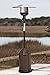 Amazon Basics 46,000 BTU Outdoor Propane Patio Heater with Wheels, Commercial & Residential, Brown Wicker