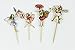YunKo 24 Pcs Fairy Cupcake Toppers Fairy Cupcake Picks for Birthday Party Decorations