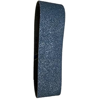 Sungold Abrasives 67944 Blue Zirconia Cloth 120 Grit Sanding Belts, 2 Pack, 6
