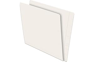 Pendaflex File Folders, End Tab, Reinforced Full Tab, Letter Size, Ivory, 100-Pack, Durable Paper File Organizers for High-Tr