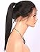 Chantiche Best Yaki Straight 360 Lace Frontal Wig Pre Plucked Brazilian Remy Full Lace Human Hair Wigs for Black Women 150 Density 18inch (Natural Color #NC)
