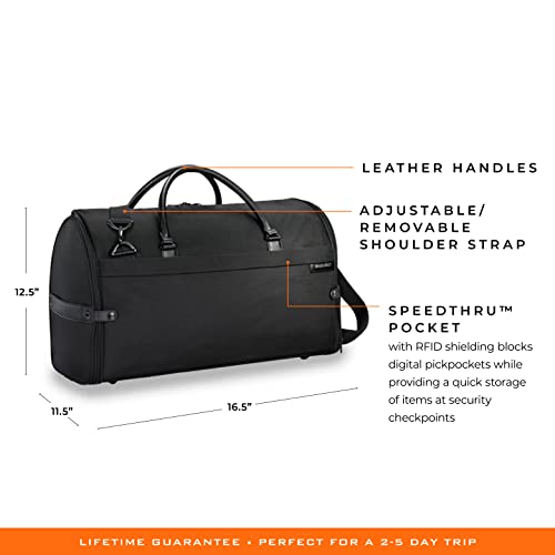 Briggs Riley Baseline-Suiter Duffel Bag, Black, One Size in