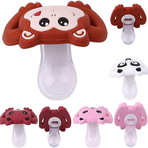 1PC Baby Pacifiers Safe Food Grade ABS Silicone Funny Baby Nipples Baby Infant Teeth Soothers Pacifiers Animal Shape
