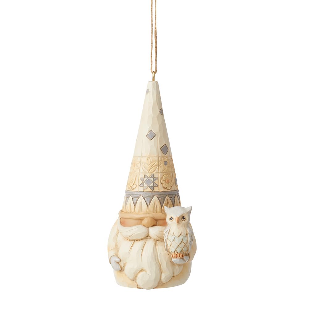 Gnome with Owl Hanging Ornament - Heartwood Creek by Jim Shore