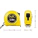 H-DA Tape Measure TL-0413M 120inches(10ft)/300cm(3M) Retractable Tape Ruler Metric and Inches Measuring Tape, with Wrist Strap for Construction, Home, Carpentry Measurement