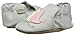 Robeez Girls' Soft Soles Crib Shoe, Bird Buddies-Grey Violet, 6-12 Months M US Infant
