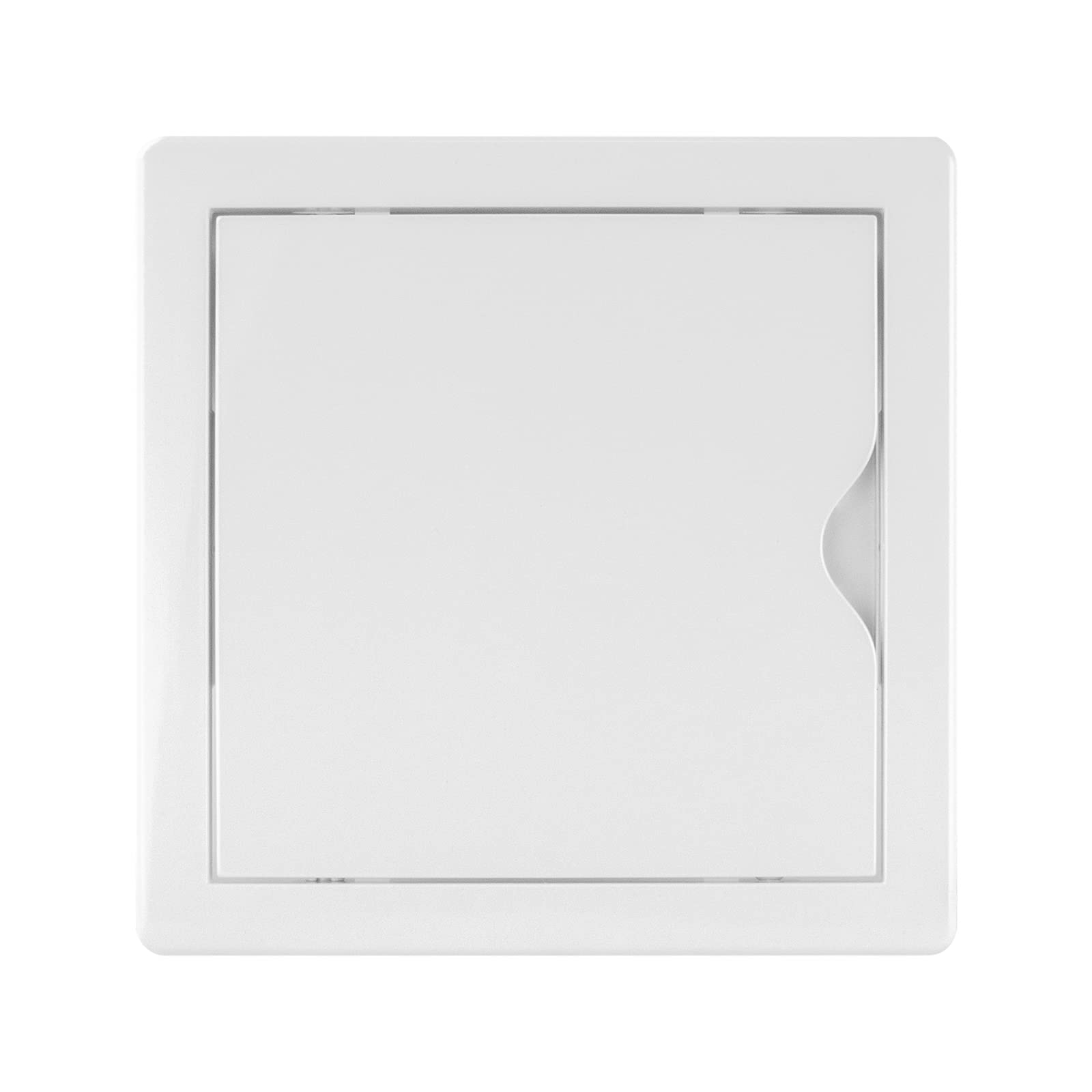 Inspection Flap 200 x 200 mm Inspection Door 20 x 20 cm Plastic Drywall Plasterboard Maintenance Flap White Suitable for Wet Rooms Flush-Mounted Flap