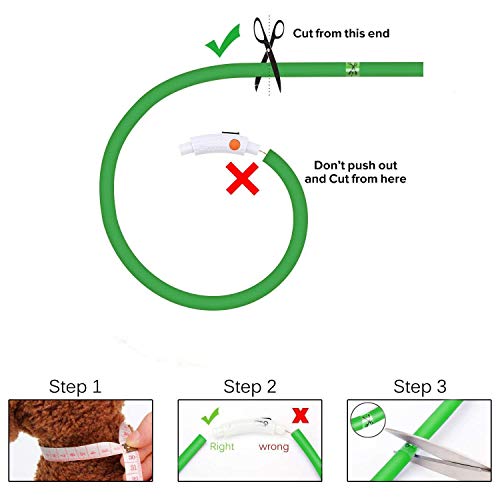 Light Up LED Dog Collar, Clan_X USB Rechargeable Silicone Glowing Pet Collar for Dogs, Flashing Doggy Collars Keep Your Dogs Be Seen& Be Safe (Green-Silicone)