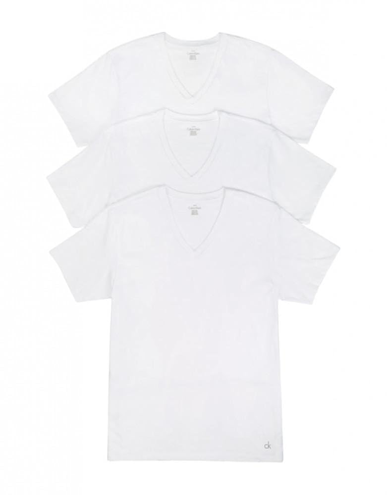 Calvin Klein Men's Cotton Classics Multipack V Neck T-Shirts