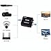 DAISEN HDMI to AV Converter 1080p HDMI to RCA CVBS AV Composite Adapter HDMI 2 AV Converter support PAL/NTSC TV format output (HDMI to AV+Black)