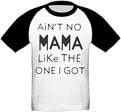 GuiH Ain't No Mama Like The One I Got Boys &amp; Girls Infant Raglan Cozy 100% Cotton T-Shirts Unisex Black 3 Toddler