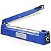 Yaheetech 16" Impulse Heat Sealer 400mm Electric Plastic Poly Bag Hand Sealing Machine Blue