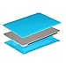 MOSISO Compatible with MacBook Air 13 inch Case (Models: A1369 & A1466, Older Version 2010-2017 Release), Protective Plastic Hard Shell Case & Keyboard Cover & Screen Protector, Bright Blue