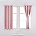 YOJA Thermal Insulated Window Treatment Blackout Curtains Drapes,Light Pink,52
