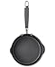 Anolon Advanced Hard-Anodized Nonstick 3-Quart Covered Straining Saucepan with Pour Spouts, Gray