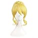 MapofBeauty 30 cm Wig 26 cm Ponytail Can Be Equipped With Hair Ornaments Cosplay Wigs (Yellow)