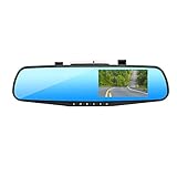 Car Rearview Monitor, LESHP 4.3 Inch LCD Car TFT Rearview Monitor Screen Waterproof for Car Backup Camera Full HD1080P, DVR