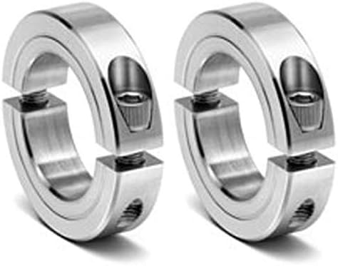 Climax Metal 2C-137-Z Two-Piece Clamping Collar, Zinc Plating, Steel, 1-3/8" Bore, 2-1/4" OD, 9/16" Width (Тwo Рack)
