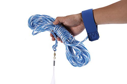 Ouzong Saltwater Fishing Cast Net for Bait Trap Fish with 40 Feet Handline 3/8inch Mesh Size 8ft Radius