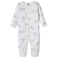 Silly Apples Baby Toddler Boys or Girls Fall Outfit Romper Unicorn Onesies (3M)