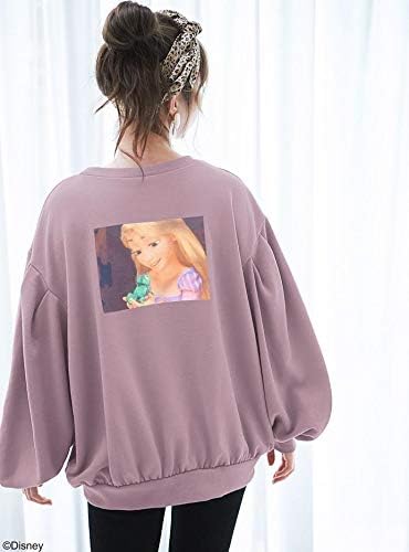 Amazon Grl ディズニープリンセスシリーズ ラプンツェル ルーズスウェット Gg07 アイドル 芸能人グッズ 通販