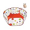 Andiker Small Animal Playpen, Portable Outdoor Exercise Fence Pop-Up Yard Fences, Foldable Pet Tent Play Pen for Guinea…