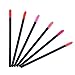 eBoot Disposable Lip Brushes Lipstick Gloss Wands Applicator Tool, Black, 150 Pack