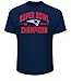 NFL The New England Patriots Men's Super Bowl LI Champion Arch Tee, Small, Athletic Navy