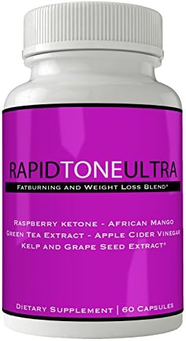 Rapid Tone Ultra Weight Loss Supplement - Extreme Weightloss Lean Fat Burner | Thermogenic Fat Loss Blend Weigh Pills for Women Men Natural Weight Loss Pastillas Original Keto Diet Pills