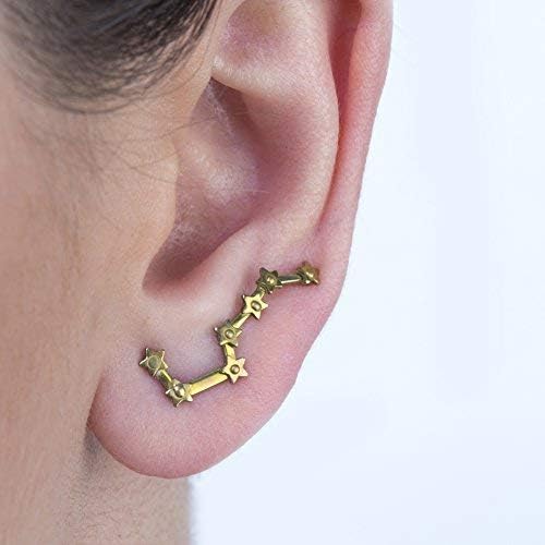 Constellation earring, ear climber, Big Dipper